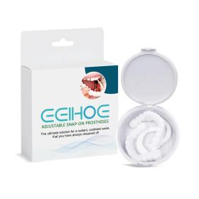 EELHOE Adjustable Buckle Dentures, Modified Teeth Interdental Set Orthodontic Dentures Set (Option: 2PCS)